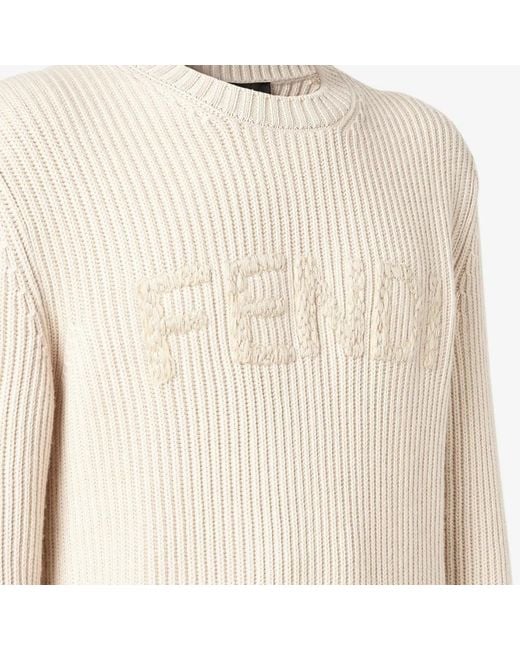 Fendi Natural Pullover for men