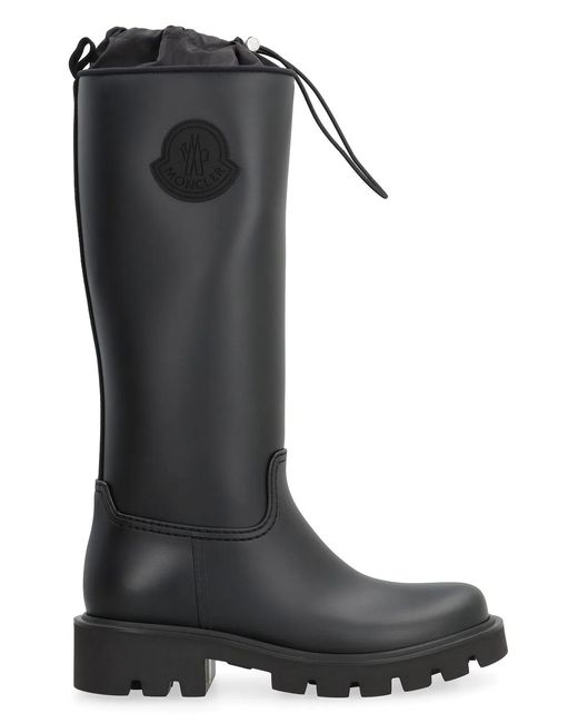 Moncler Black Kickstream High Boots