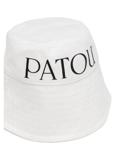 Patou White Bucket Hat