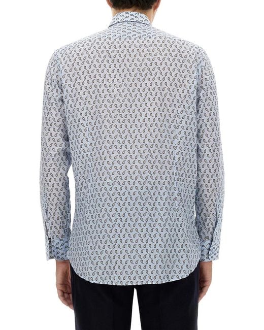 Etro Gray Shirt "Rome" for men