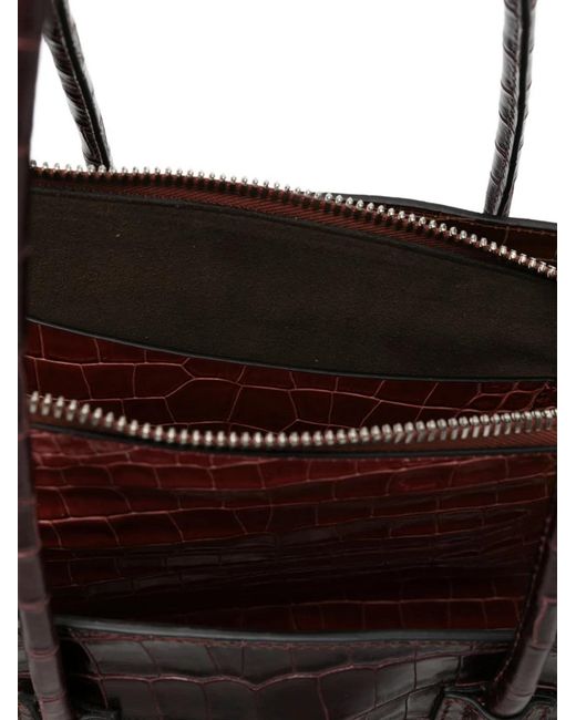 The Attico Black Faded Leather Bag