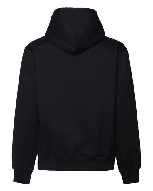 Carhartt Black Hoodie With Embroidered Logo