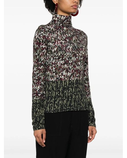 Loewe Black Jersey Turtleneck Sweater