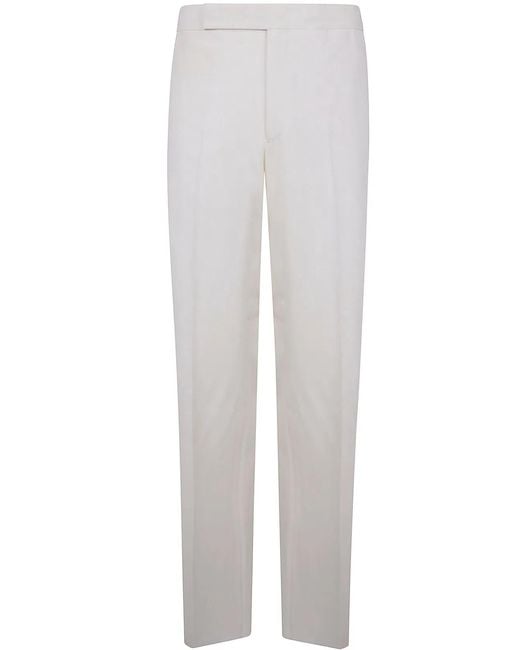 Lardini White Attitude Trousers for men