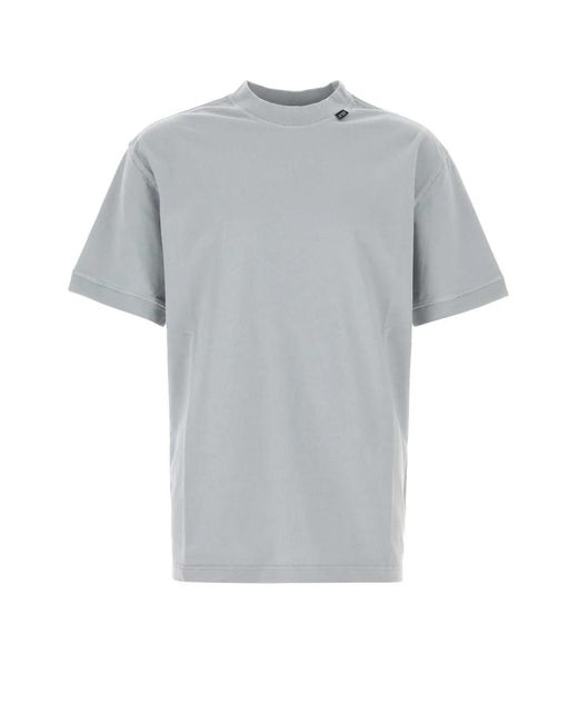 Prada Gray Logo T-Shirts for men