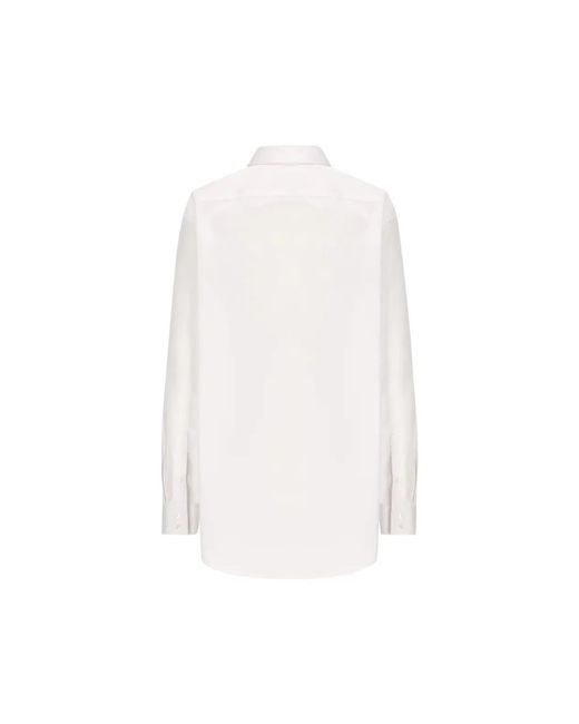 Gucci White Cotton Poplin Shirt
