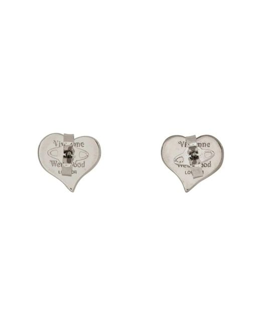 Vivienne Westwood White Earrings Petra