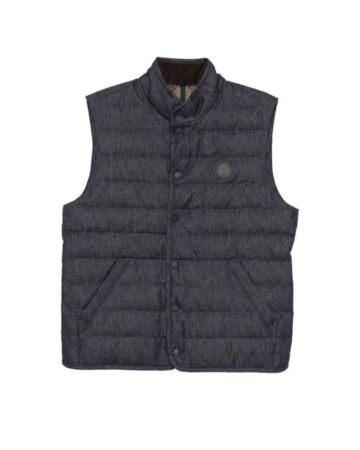 Moncler Blue Liorane Gilet for men