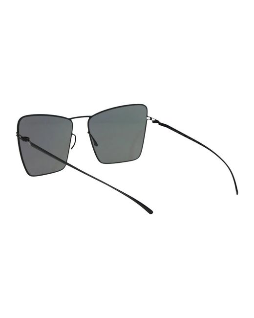 Mykita Gray Metal Frame Sunglasses