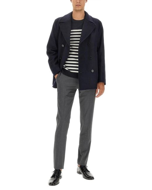 Theory Black Striped Shirt for men