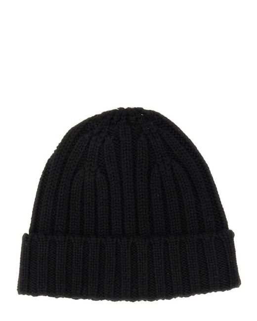 Aspesi Black Cappello Beanie
