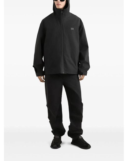 Dolce & Gabbana Black Dolce & Gabbana Hooded Jacket for men