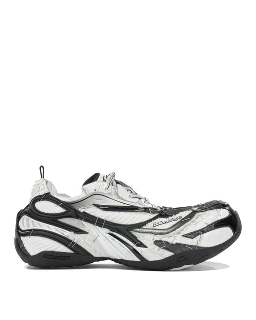 Balenciaga White "Soleless" Low Sneakers for men