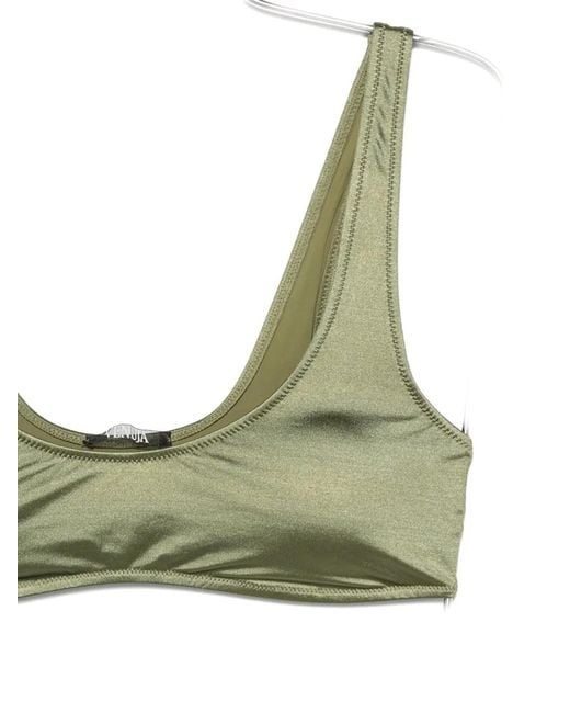 VENUJA Green Brassiere Bikini Set