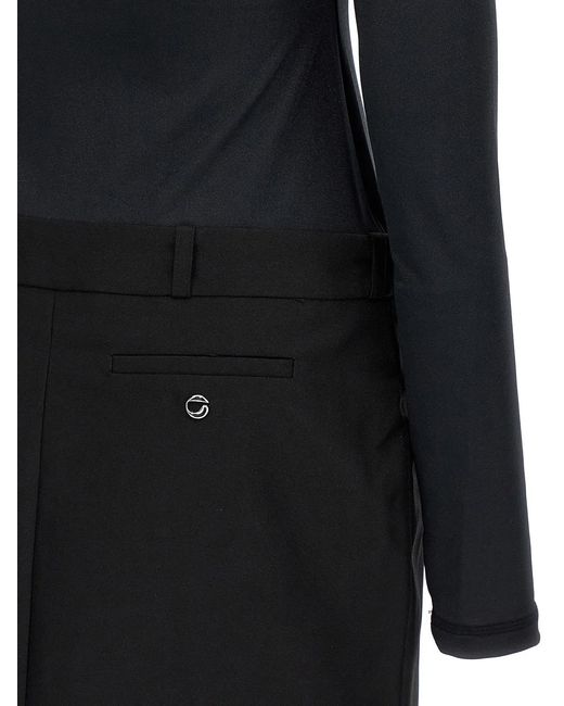 Coperni Black 'Hybrid' Dress