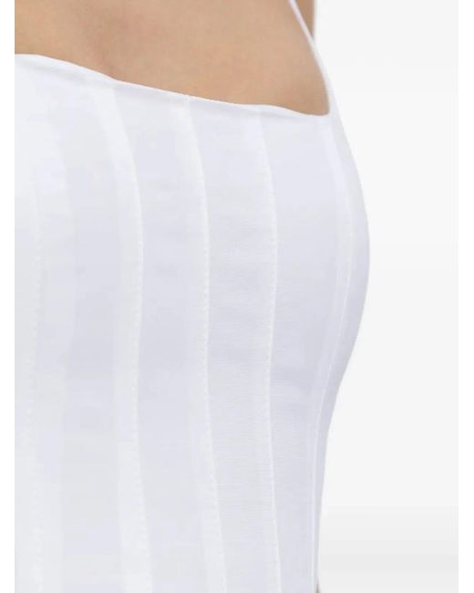 Jacquemus White La Robe Agave