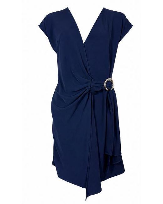 Liu Jo Blue Polyester Elastane Dress