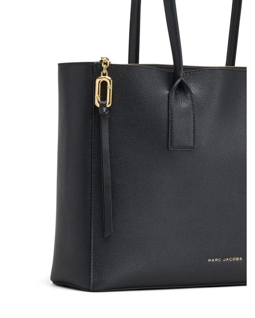 Marc Jacobs Black Pop J Medium Leather Tote