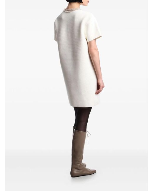Emporio Armani White Short Dress