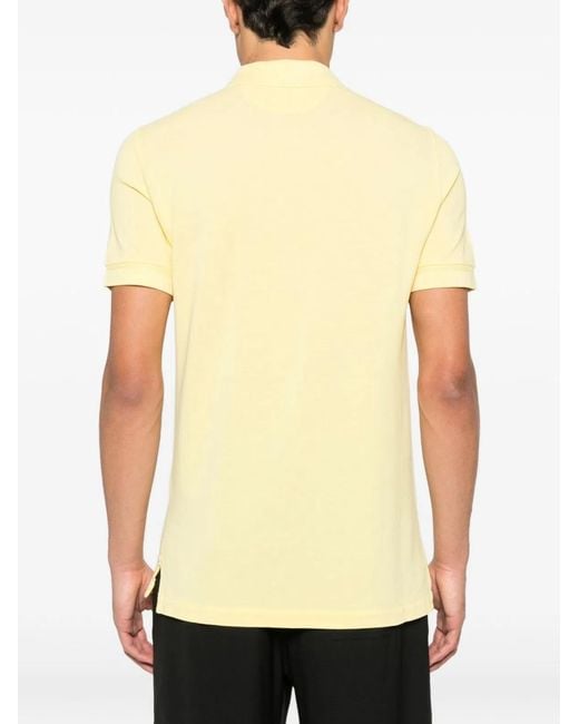 Tom Ford Yellow Cotton Blend Polo Shirt for men