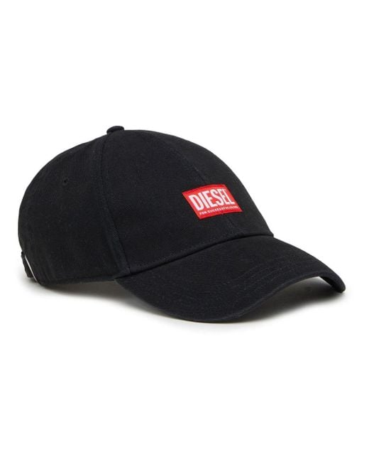 DIESEL Men's Blue Cappello Da Baseball Con Logo