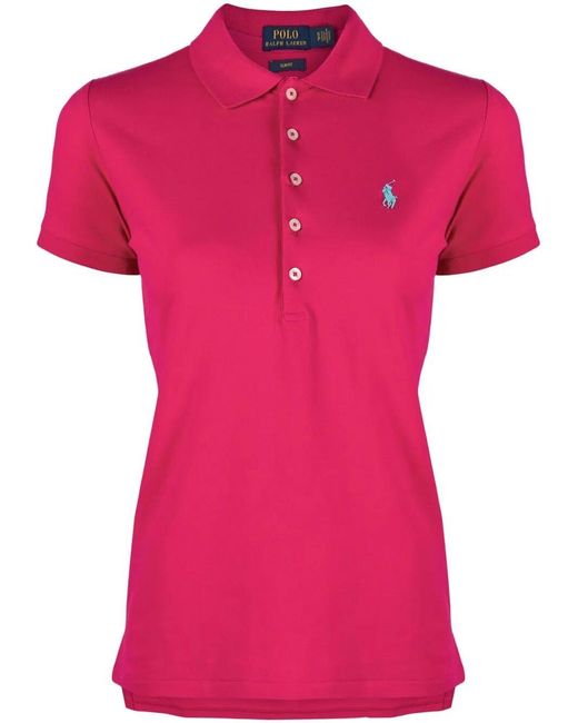 Polo Ralph Lauren Pink "Julie" Short Sleeves Polo Shirt