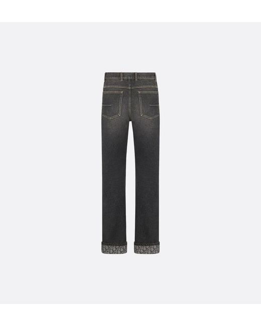 Dior Gray Cotton Jeans Denim Pants