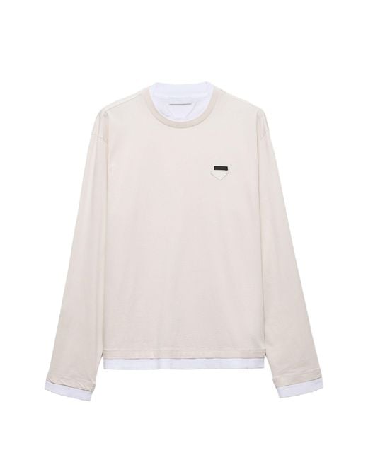 Prada White Girocollo for men