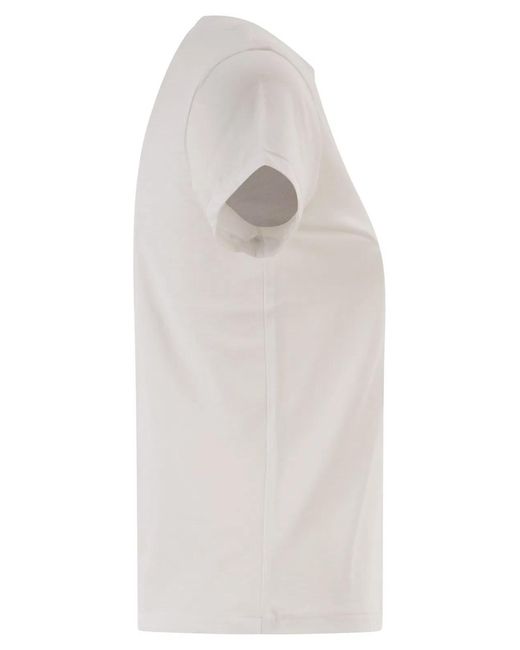 Polo Ralph Lauren White Classic-Fit Crew Neck T-Shirt