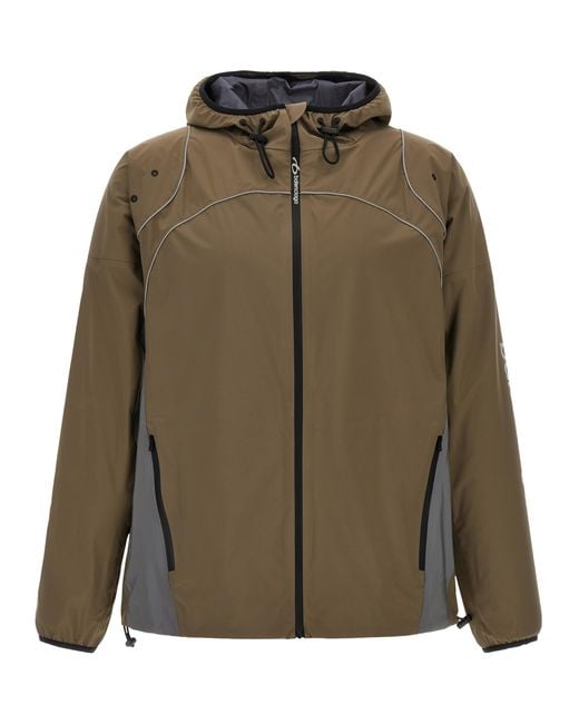 Balenciaga Green Techwear Zip Jacket for men