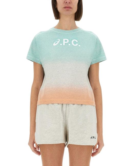 Asics x A.P.C. Green Cloud Tshirt