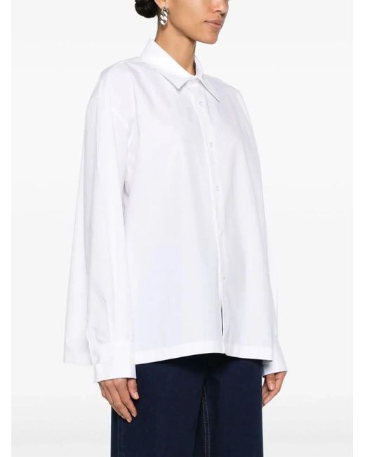 T By Alexander Wang White Shirt With Logo