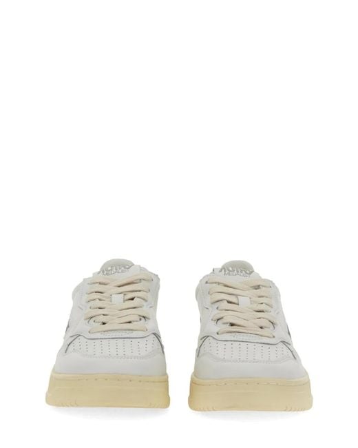 Autry White Leather Medalist Sneakers