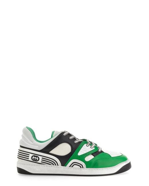 Gucci Green Sneaker Basketing for men