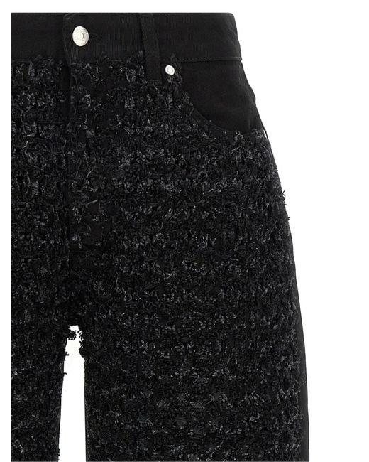 Stella McCartney Black Bouclé Jeans
