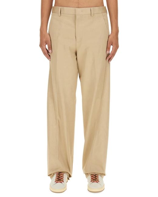 Lanvin Natural Twisted Chino Pants for men
