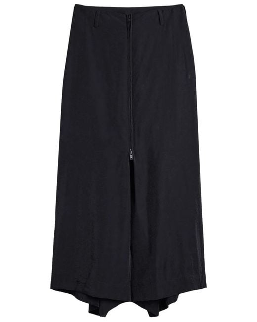 Y-3 Blue 3 Wide Pants With Zipper