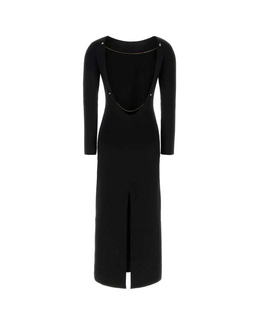Bottega Veneta Black Viscose Dress