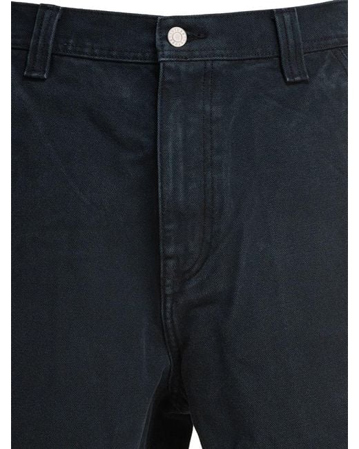 Stussy Blue Stussy Cotton Shorts for men