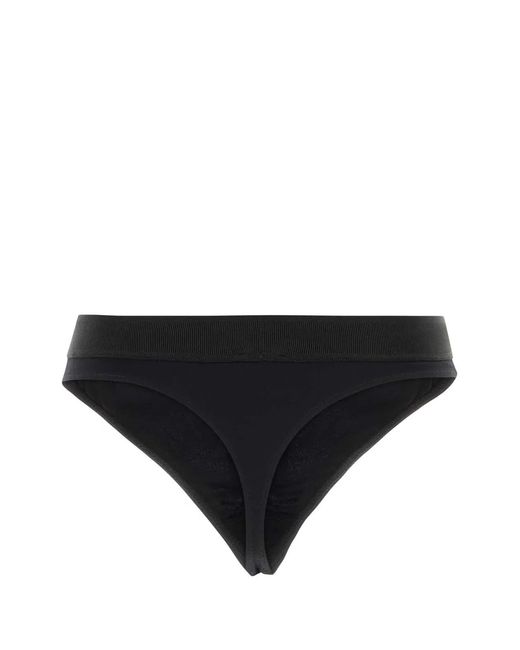 Tom Ford Black Stretch Modal Thong