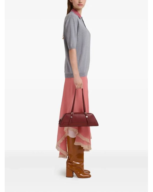 Marni Red E/W Duffle Bag