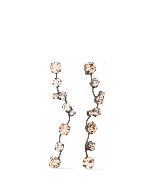 Forte_forte Pink Crystal Earrings