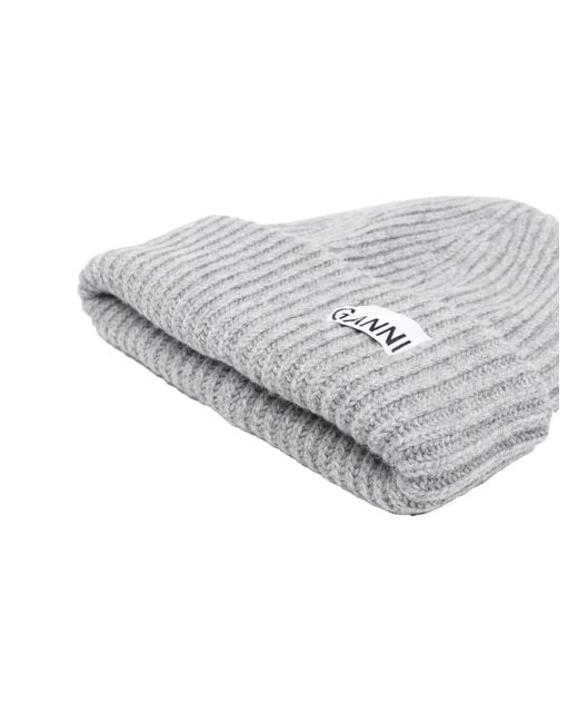 Ganni Gray Hat