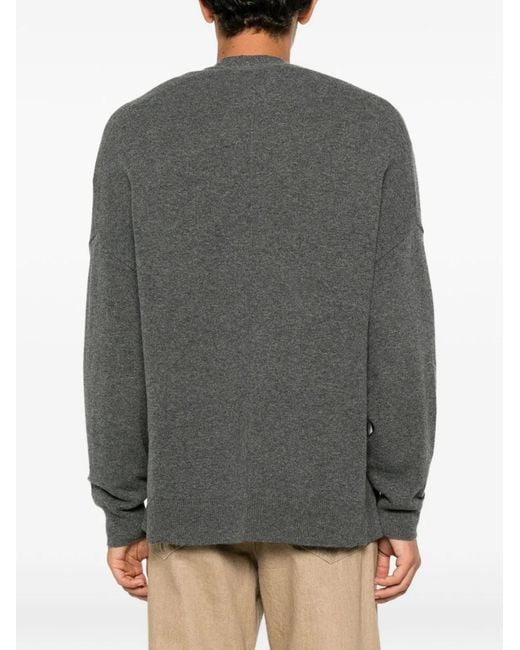 Extreme Cashmere Gray Cashmere Cardigan