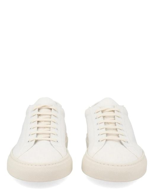 Common Projects White Cotton Sneakers for men