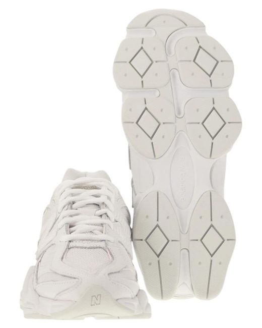 New Balance White 9060