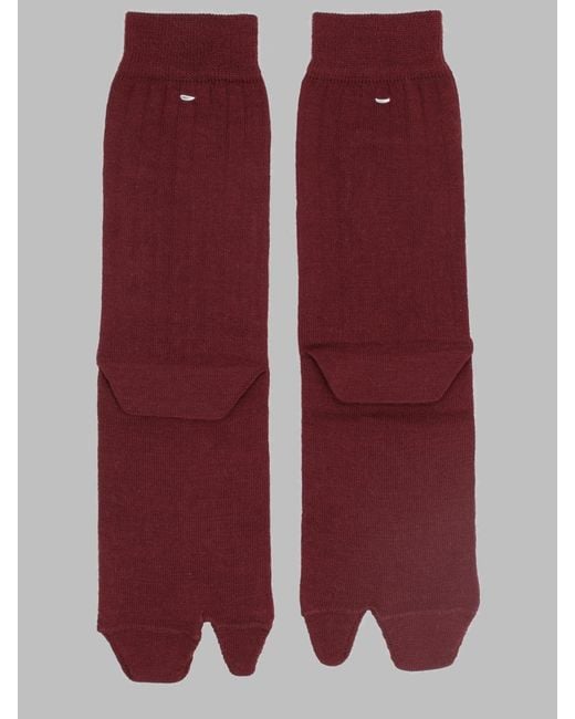Maison Margiela Purple Calzini "Tabi"