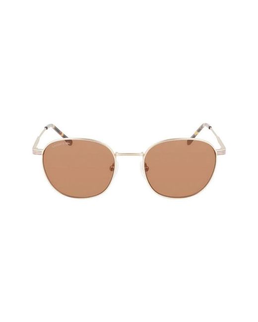 Lacoste Metallic Semimatte Metal Sunglasses