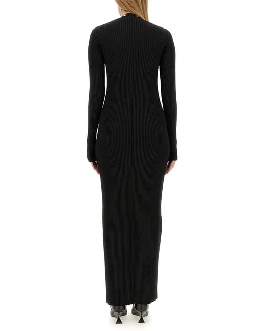 The Attico Black Knit Dress