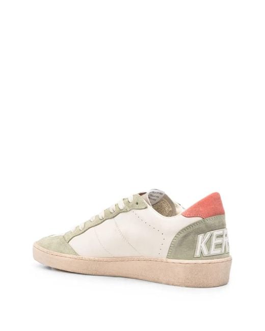 Golden Goose Deluxe Brand White Butter Sage Ball Star Sneakers